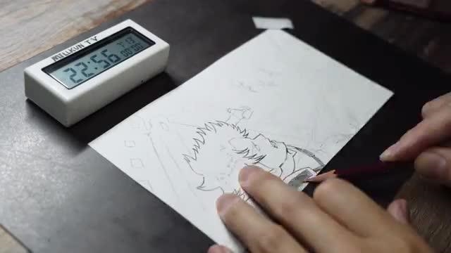 進撃の巨人パラパラ漫画400時間捧げて作ってみた FLIPBOOK on Titan Levi vs Kenny