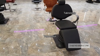 ویدئو معرفی صندلی میکاپ ۶۸۱۸ پدالی | صندلی میکاپ آرایشگاه | تک نشین