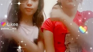 ویدئو جدید Olivia King با دوستش در لایکی