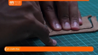 آموزش چرم دوزی -دوخت چرم-دوخت دستبند و کیف چرم- دوخت کیف  چرمی