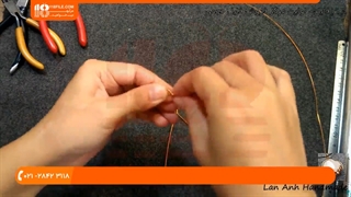 آموزش ساخت زیورآلات با مس-ساخت زیورآلات-ساخت انگشتر با سیم مسی و سنگ قیمتی