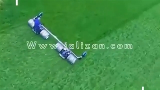 به راحتی می توان در سطح شیبدار نیز علف ها را درو کرد