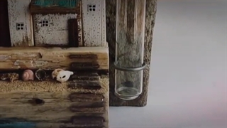 گلدان چوبی دست ساز جزیره آرام