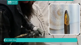 آموزش سنگ تراشی | گوهر تراشی | حکاکی روی سنگ | ساخت مجسمه دست راست با گچ