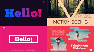 پروژه افترافکت 100 تایتل