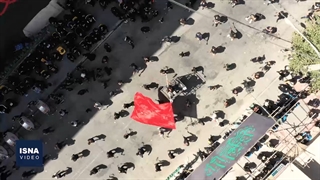 مراسم عزاداری عاشورا در مسجد الهادی تهران