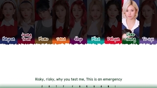 TWICE - I can`t stop me Color Coded Lyrics (English ver.)