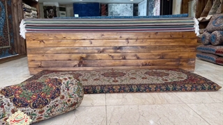 پشتی شاه عباسی کرم، زیباترین نقش و رنگ در بین پشتی ها!