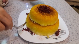 ته چین مرغ و اسفناج به سبک ریزپز