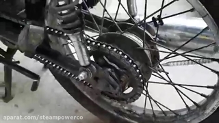 شست وشوی موتورسیکلت با نانو بخارشوی صنعتی