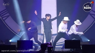 اجرای اهنگ سیاه و سفید مایکل جکسون توسط بی تی اس....بسیار زیبا بود