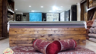 پشتی خان قاجار قرمز، ترکیب رویایی ترمه و مخمل !!