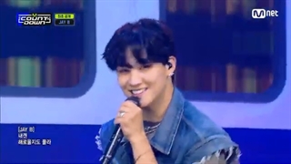 اجرای B.T.W جی بی به همراه جی پارک در Mcountdown