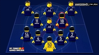 تیم پاری سن ژرمن با لگو