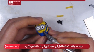 آموزش ساخت عروسک با خمیر-آموزش عروسک سازی-آموزش ساخت سه مدل مینیون