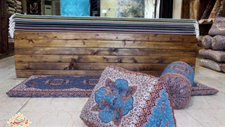 ست پشتی سنتی، طرح بهار آبی!!