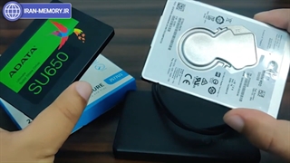 آنباکس قاب و تبدیل هارد و SSD اینترنال به اکسترنال
