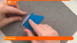 آموزش جواهر دوزی-گل سینه طرح دلفین