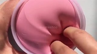 اسلایم صورتی پر رنگ