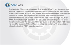 اتوماسیون دواپس/سِکاپس با CI/CD با استفاده از F5 BIG-IP، SovLabs و VMware vRA