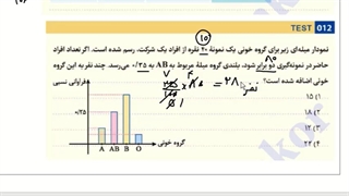 سوالات تکمیلی آمار توصیفی و آمار استنباطی - رشته ریاضی