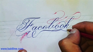 فیسبوک را زیباتر بنویسیم. با دستخط کاپرپلیت