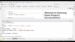 افزایش کیفیت کد پایتون - کتابخانه sphinx - نحوه ساخت documentation