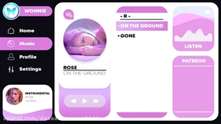 آهنگ (on the ground (Rosé بی کلام