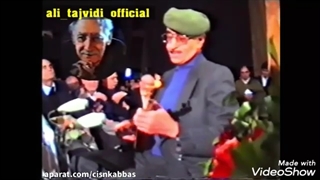 فاتحه خوانی استاد تجویدی با سه تار در مراسم احمد عبادی فقید