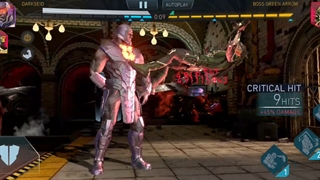 Solo Raid Mode Boss Battle Against Green Arrow Injustice 2 Mobile