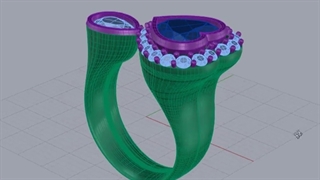 طراحی انگشتر زیبا