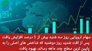 گزارش بازارهای جهانی-سه شنبه 30 شهریور 1400