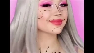 چالش تیک تاک میکاپ و تغییرTiktok Babie Girl Challen