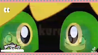 میراکلس چیبی کشف هویت لیدی باگ جلوی کت نوار