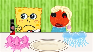 چالش فروزنی باب اسفنجی و پاتریک