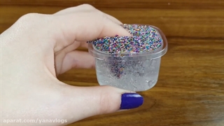 ساخت اسلایم شفاف و مخلوط با اکلیل