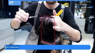 آموزش کوتاهی مو زنانه-کوتاه کردن مو- کوتاهی مو متوسط