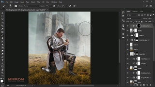 آموزش ترکیب عکس ( فتومونتاژ ) | آموزش ساخت پوستر حرفه ای در فتوشاپ - ویدیو 12