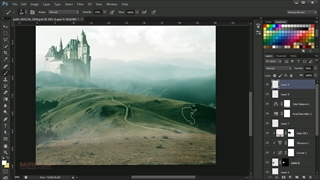 آموزش ترکیب عکس ( فتومونتاژ ) | آموزش ساخت پوستر حرفه ای در فتوشاپ - ویدیو 31