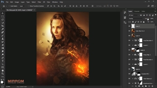 آموزش ترکیب عکس ( فتومونتاژ ) | آموزش ساخت پوستر حرفه ای در فتوشاپ - ویدیو 47