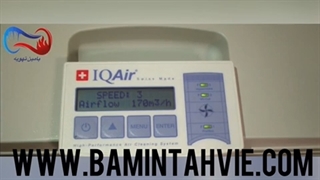 تنظیمات ثبت فیلتر جدید در دستگاه تصفیه هوا آی کیو ایر IQ Air