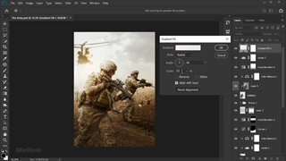 آموزش ترکیب عکس ( فتومونتاژ ) | آموزش ساخت پوستر حرفه ای در فتوشاپ - ویدیو 62
