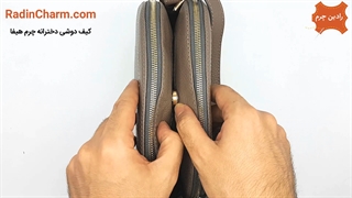 کیف دوشی دخترانه چرم هیفا