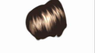 تمرین رنگ آمیزی مو به صورت دیجیتال | نقاشی دیجیتال