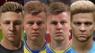 مقایسه چهره زینچنکو بین سه بازی