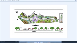 محوطه سازی حرفه ای با این ترفند اتوکد