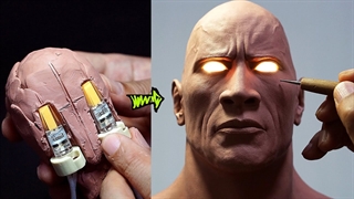 ساخت مجسمه The rock برای فیلم Black Adam پارت ۱