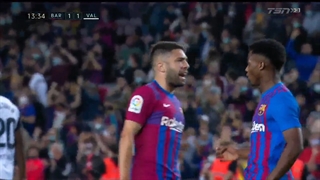 خلاصه بازی بارسلونا 3-1 والنسیا ( 25 مهر 1400 )