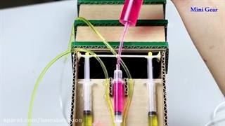 ساخت ماشین آشغال با وسایل دور ریختنی