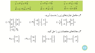 آموزش پنج فصل آخر ریاضی هشتم: بردار، مثلث، توان و جذر، احتمال و دایره